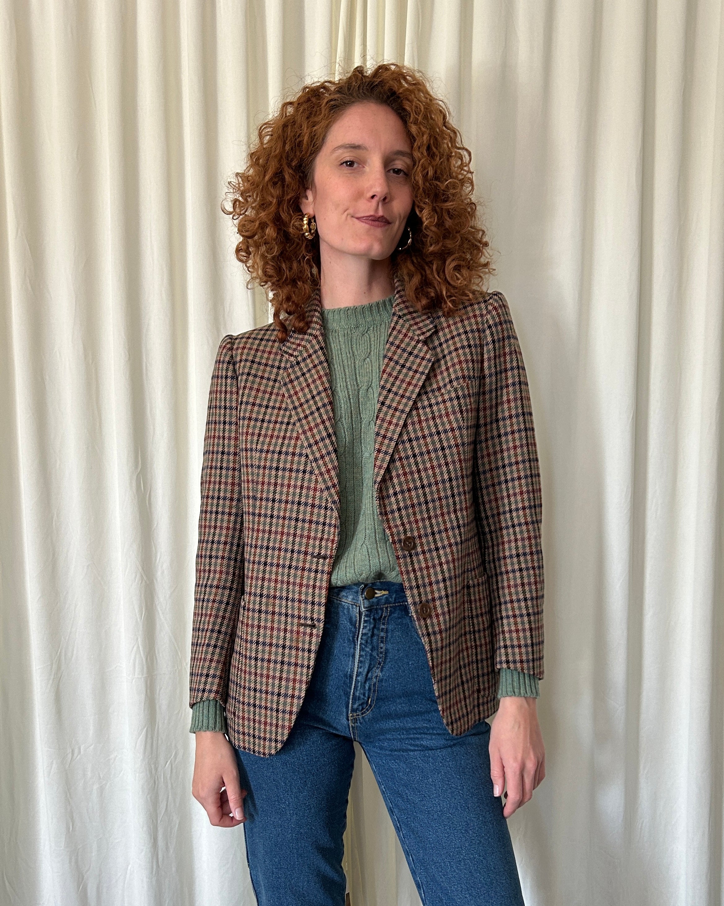 Blazer pied de poule